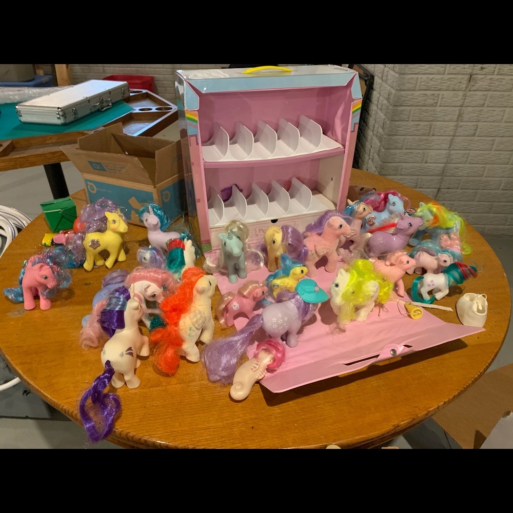 🌟Vintage 1980 My Little Pony Vintage set with Ultra Rare Ballet/Seahorse Studio